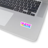 queer as frack Kiss-Cut Stickers in 4 sizes