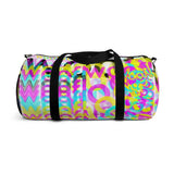 CMYK woof! duffle bag