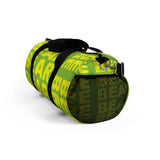 "be bear" Duffle / gym Bag (yellow and green yellow graphic)