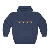 Chicago 4 star rainbow pride all gender Heavy Blend™ Hooded Sweatshirt