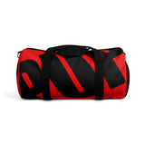 PUP custom Duffle Bag over sized black on red graphic