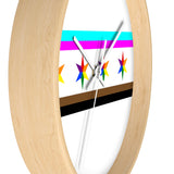 Chicago pride flag Wall clock