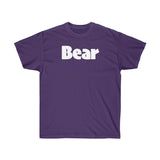 BEAR Unisex Ultra Cotton Tee (white graphic) up to 5XL