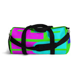 custom all over print pup multi color on neon green
