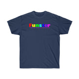 Funster all gender Ultra Cotton Tee funty rainbow graphic shirt