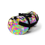 CMYK woof! duffle bag
