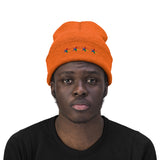 Chicago 4 star rainbow pride hat Knit Beanie
