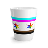Chicago pride flag Latte mug