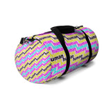 human just like you cmyk on pink Duffel Bag