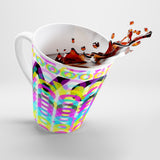woof! CMYK Latte mug