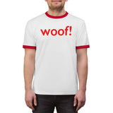 woof! all gender Ringer Tee up to 4XL