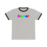 queer all gender Ringer Tee up to 4XL