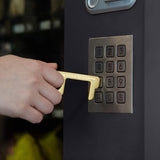 Stay curious, be wonderful. Engraved Brass Touch Tool