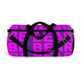 "be bear" be bear Duffle Bag (pink and purple all over graphic)