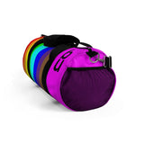 be you candy stripe rainbow Duffle Bag