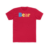 "summer bear" premium Men's Cotton Crew Tee up to 4XL