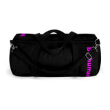 "be human" Duffle Bag (pink and black all over graphic)