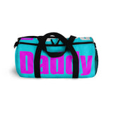 custom daddy Duffle Bag multi color - pink, blue, white