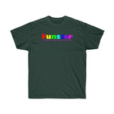 Funster all gender Ultra Cotton Tee funty rainbow graphic shirt