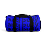 "be anti bully" anti bully Duffle Bag (black and blue all over graphic)
