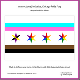 Classic & 2020 edition Intersectional Inclusive Pride Flags