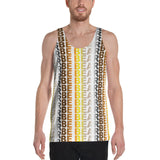 "be bear" Unisex Tank Top (bear pride flag gradient graphic)