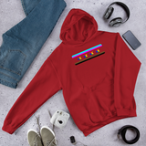 chicago pride flag Hooded Sweatshirt