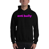 anti bully Hooded Sweatshirt (pink graphic)
