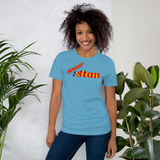 queer stan pride all gender T-Shirt we queer stan!! be queer stan!! rainbow print.