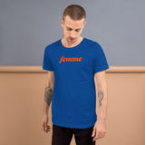 femme pride all gender T-Shirt be femme! rainbow print