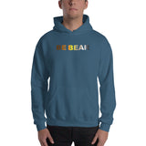 "be bear" Hooded Sweatshirt (bear flag gradient graphic)
