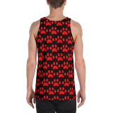 all over puppy paw  Tank Top