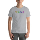 be bear Short-Sleeve Unisex T-Shirt (all caps rainbow gradient)