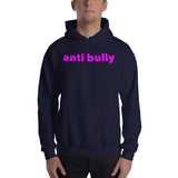 anti bully Hooded Sweatshirt (pink graphic)