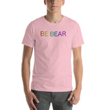 be bear Short-Sleeve Unisex T-Shirt (all caps rainbow gradient)