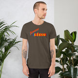 femme stan pride all gender T-Shirt we stan femme! be femme stan! rainbow print.