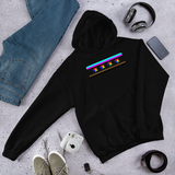 chicago pride flag Hooded Sweatshirt