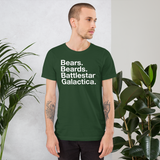 Bears. Beards. BSG all gender T-Shirt up to 4XL