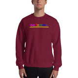 "be femme" Sweatshirt (rainbow graphic)