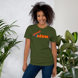queer stan pride all gender T-Shirt we queer stan!! be queer stan!! rainbow print.