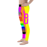 rainbow candy stripe be you and anti bully Men's Leggings / yoga pants