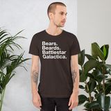 Bears. Beards. BSG all gender T-Shirt up to 4XL