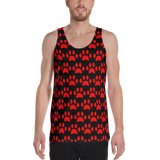 all over puppy paw  Tank Top