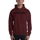 anti bully Hooded Sweatshirt (black graphic)