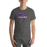all gender be you, be yoga, just be, stay curious, be wonderful, pride colors