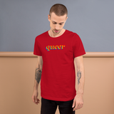 queer pride all gender T-Shirt be queer! rainbow print.