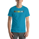 "be bear" Short-Sleeve Unisex T-Shirt (bear pride flag gradient graphic)