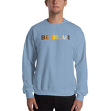"be bear" Sweatshirt (bear pride flag gradient graphic)
