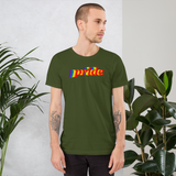 pride pride all gender T-Shirt be pride! rainbow print.