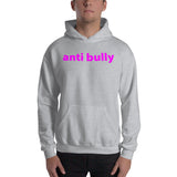 anti bully Hooded Sweatshirt (pink graphic)